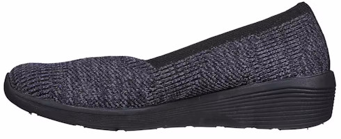 (Women) Skechers Arya Low Slip-On 'Black' 'Good Morning' 158512-BLK (Women) Skechers Arya Low Slip-On 'Black' 'Good Morning' 158512-BLK