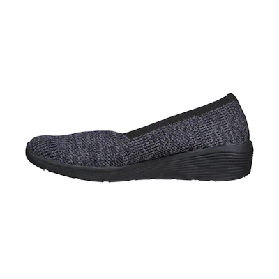 (W) Skechers Arya Low Slip-On 'Black' 'Good Morning'