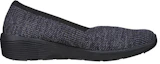 Order (Women) Skechers Arya Low Slip-On 'Black' 'Good Morning' 158512-BLK