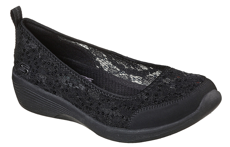 Lookbook (Women) Skechers Arya Sheer Glamour 'Black Slip-On' 104115-BBK