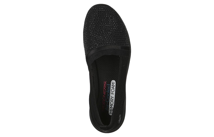 Shop (Women) Skechers Arya Shine and Glow 'Black Slip-On' 104110-BBK