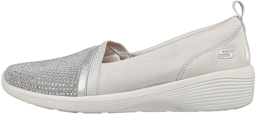(Women) Skechers Arya Shine and Glow 'Silver Grey' 104110-LGSL Buy (Women) Skechers Arya Shine and Glow 'Silver Grey' 104110-LGSL