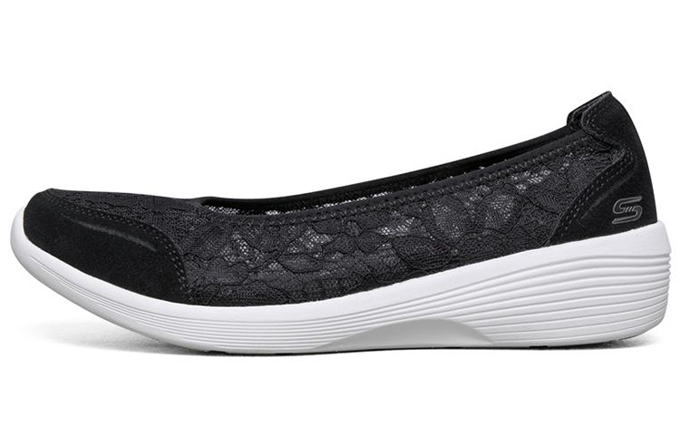 Buy (W) Skechers Arya Chaussures à Enfiler Noir/Blanc 66666292-BKW