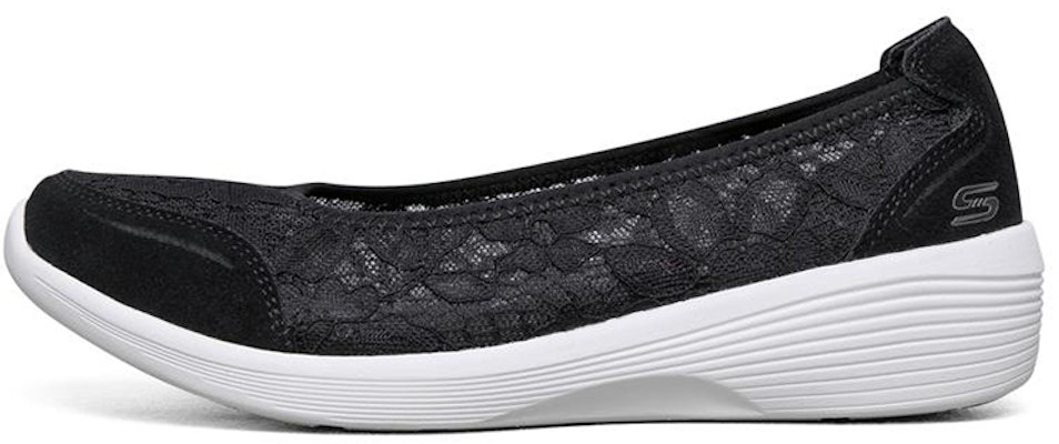 (Women) Skechers Arya Slip-on Shoes Black/White 66666292-BKW Buy (Women) Skechers Arya Slip-on Shoes Black/White 66666292-BKW