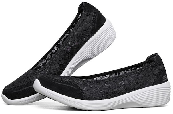 (W) Skechers Arya Zapatillas Sin Cordones Negro/Blanco 66666292-BKW Lookbook (W) Skechers Arya Zapatillas Sin Cordones Negro/Blanco 66666292-BKW