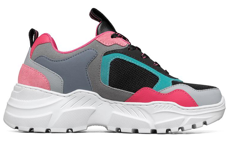 Order (W) Chaussures de Course Skechers B-Rad Noir/Rose 155175-BKMT