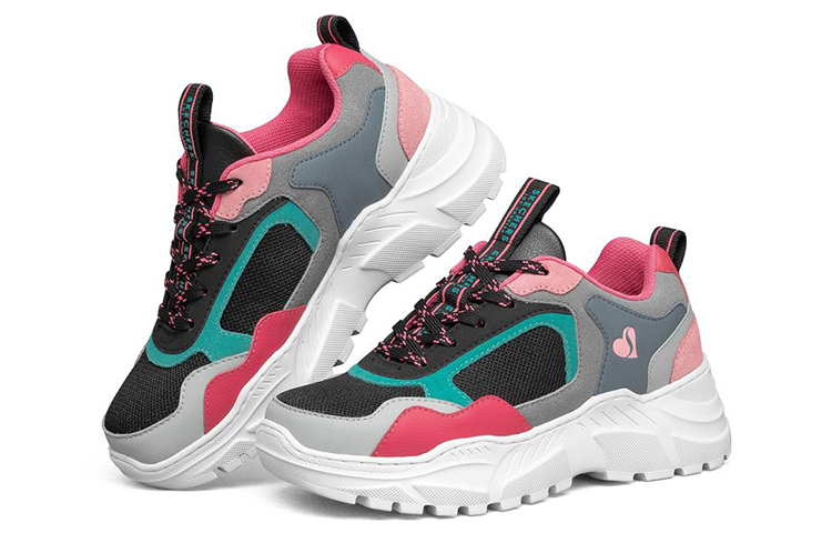 Lookbook (W) Chaussures de Course Skechers B-Rad Noir/Rose 155175-BKMT