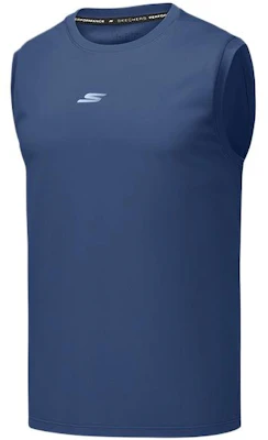 Skechers Basic Athletic Series Navy Blue Comfortable Casual Vest 0079. P225M158-0079 Buy Skechers Basic Athletic Series Navy Blue Comfortable Casual Vest 0079. P225M158-0079