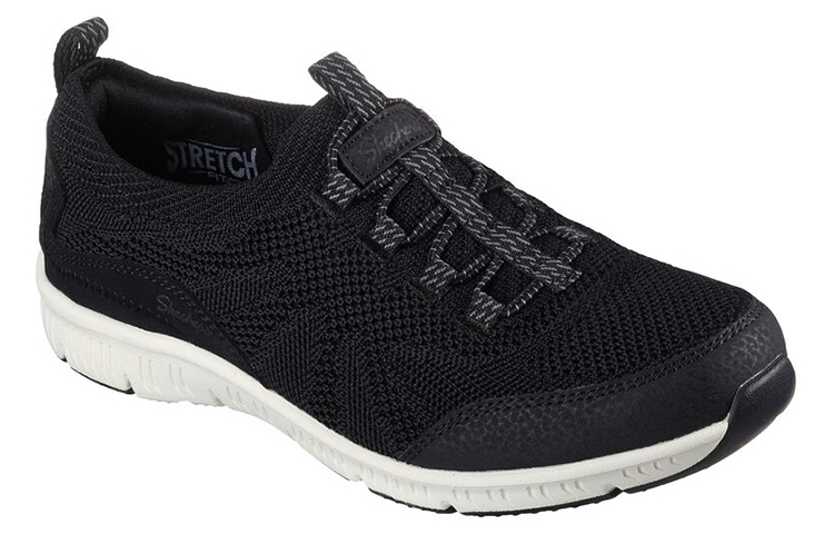 Lookbook (Women) Skechers Be-Cool-My Goals 'Black Slip-On' 100346-BLK