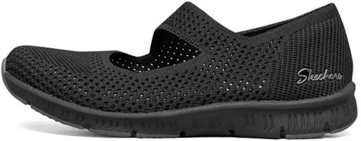 (Women) Skechers Be-Cool 'Black Breathable Low-Top' 100349-BBK (Women) Skechers Be-Cool 'Black Breathable Low-Top' 100349-BBK