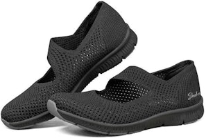 (W) Skechers Be-Cool 'Hitam Low-Top Bernafas' 100349-BBK Lookbook (W) Skechers Be-Cool 'Hitam Low-Top Bernafas' 100349-BBK