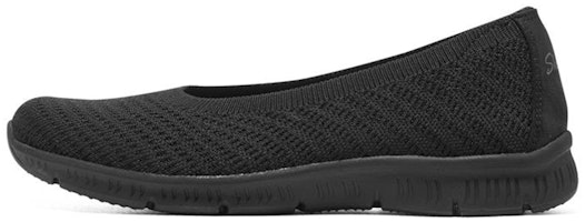 (Women) Skechers Be-Cool Slip-On 'All Black' 100360-BBK (Women) Skechers Be-Cool Slip-On 'All Black' 100360-BBK