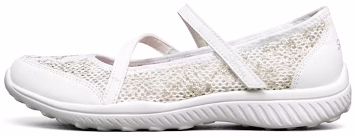 (Women) Skechers Be-Light 'Breathable Comfort White' 100022-WHT (Women) Skechers Be-Light 'Breathable Comfort White' 100022-WHT