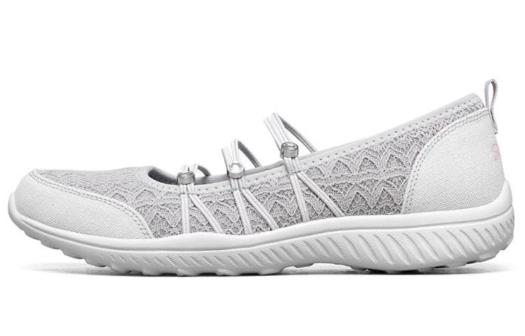 (Women) Skechers BE-Light Slip-on Shoes Grey 66666290-LTGY