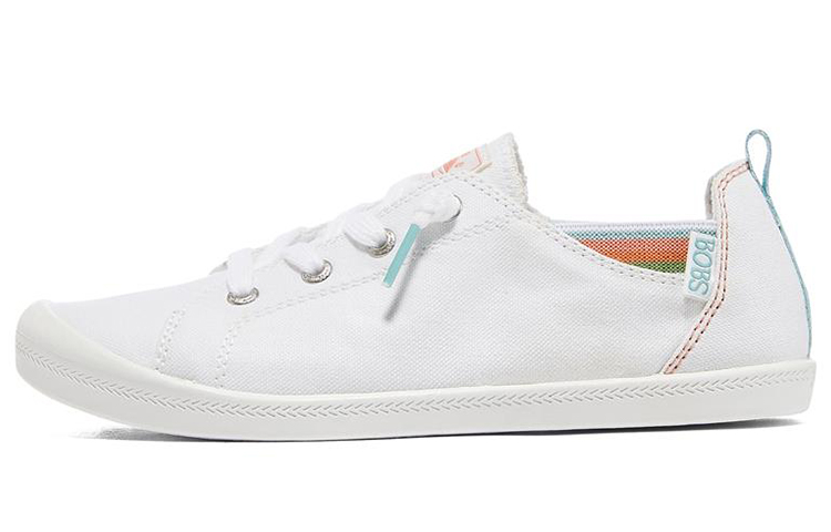 (Women) Skechers Beach Bingo-Rainbow Renegade 'White' 113998-WHT