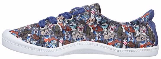 (Women) Skechers Beach Bingo-Rodeo 'Blue' 114064-NVMT (Women) Skechers Beach Bingo-Rodeo 'Blue' 114064-NVMT