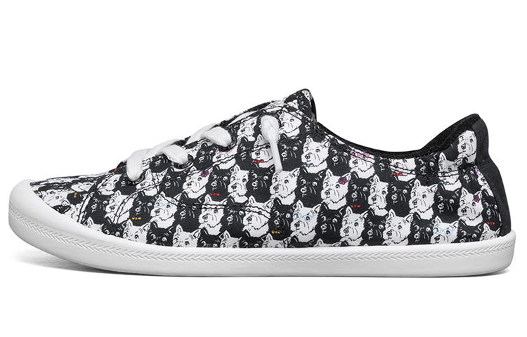 (Women) Skechers Beach Bingo 'Black Multicolor' 33367-BKMT