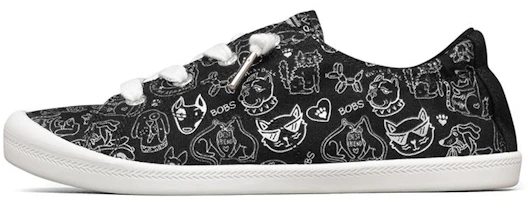 (Women) Skechers Beach Bingo 'Black White' 113216-BKSL (Women) Skechers Beach Bingo 'Black White' 113216-BKSL