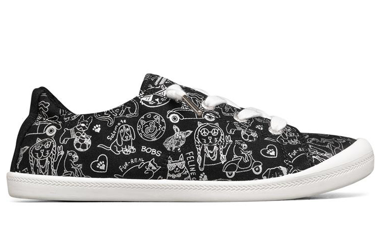 Order (W) Skechers Beach Bingo ''Zwart Wit'' 113216-BKSL