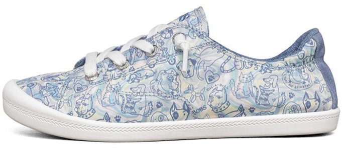 (W) Skechers Beach Bingo Sepatu Kanvas Rendah Biru/Putih 113581-MLT Buy (W) Skechers Beach Bingo Sepatu Kanvas Rendah Biru/Putih 113581-MLT