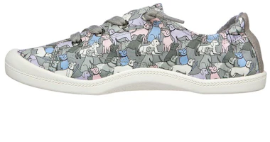 (Women) Skechers Beach Bingo 'Grey Fashion' 114058-GYMT (Women) Skechers Beach Bingo 'Grey Fashion' 114058-GYMT