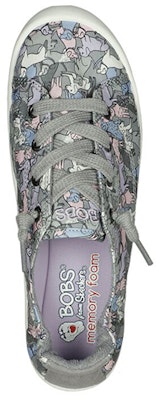 Skechers海灘賓果-休閒時尚板鞋 女式 灰色 Shop Skechers海灘賓果-休閒時尚板鞋 女式 灰色