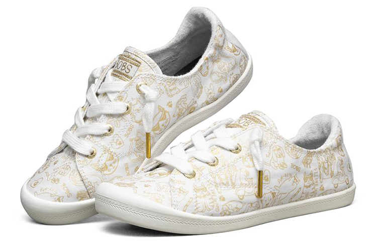 Lookbook (W) Skechers Beach Bingo ''Wit Goud'' 113216-WGD