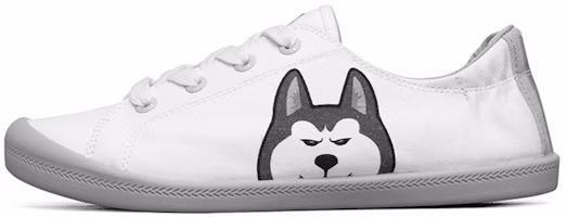 (Women) Skechers Beach Bingo Sneakers White 66666273-WGRY (Women) Skechers Beach Bingo Sneakers White 66666273-WGRY