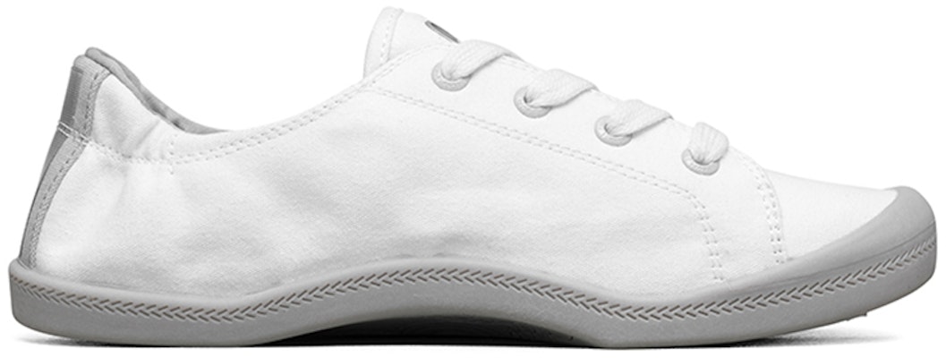 (Women) Skechers Beach Bingo Sneakers White 66666273-WGRY Order (Women) Skechers Beach Bingo Sneakers White 66666273-WGRY