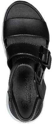 (Women) Skechers Beach Casual Sandal 'Black' 111245-BKW Lookbook (Women) Skechers Beach Casual Sandal 'Black' 111245-BKW