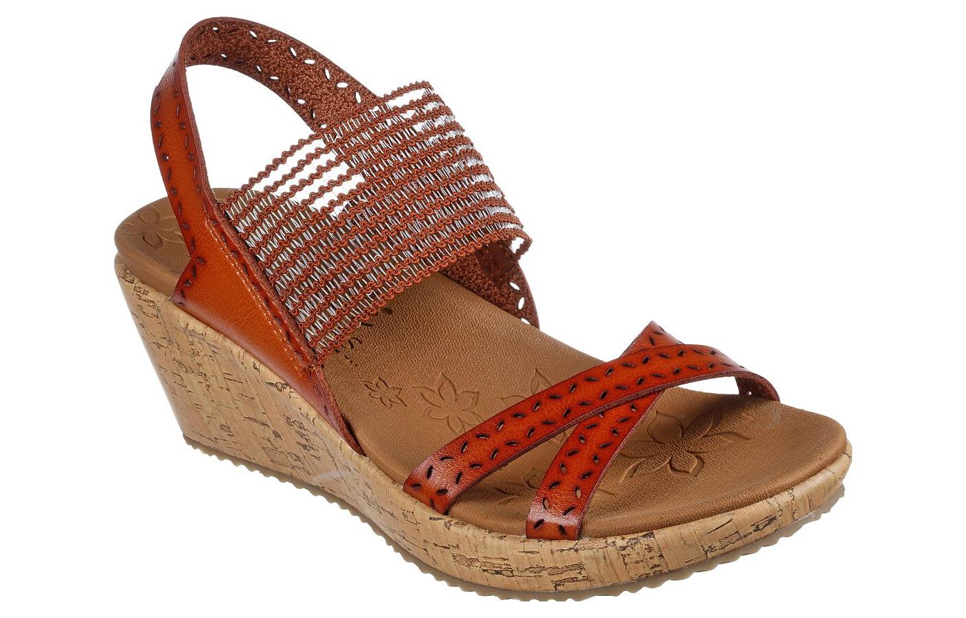 Lookbook (W) Skechers Beverlee-Boho Glow 'Tan' Wanita 119330-LUG