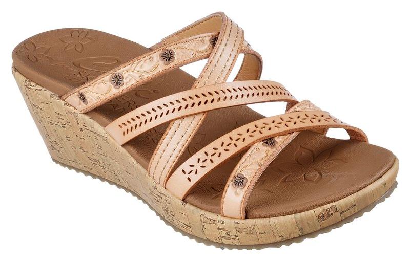 Lookbook (W) Skechers Beverlee-Clicky Vibes 'Beige Marrón' 119255-LUG