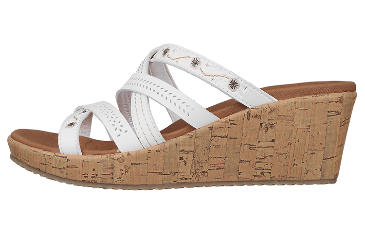 Buy (W) 斯凯奇 Beverlee-Clicky Vibes '白色' 女款拖鞋 119255-WHT