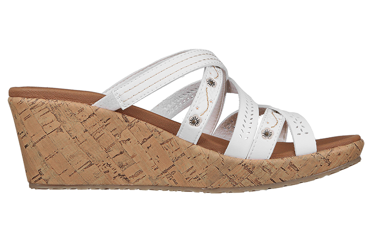 Order (W) 斯凯奇 Beverlee-Clicky Vibes '白色' 女款拖鞋 119255-WHT