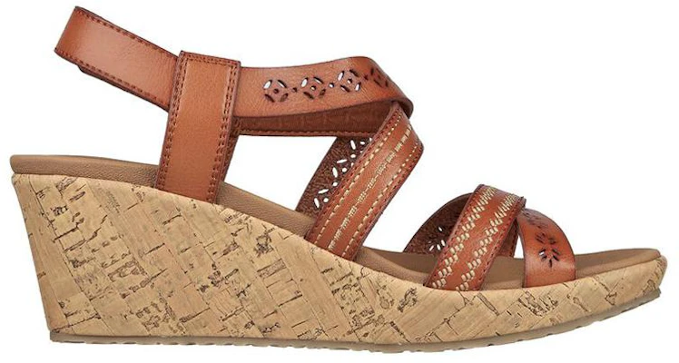 (Women) Skechers Beverlee-Delicate 'Fashion Wedge Sandal Brown' 119339-LUG Order (Women) Skechers Beverlee-Delicate 'Fashion Wedge Sandal Brown' 119339-LUG