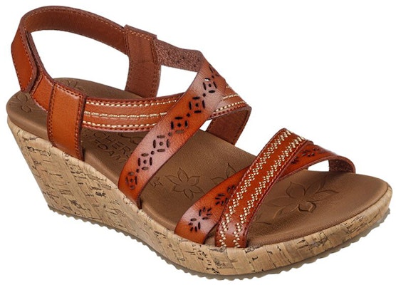 (Women) Skechers Beverlee-Delicate 'Fashion Wedge Sandal Brown' 119339-LUG Lookbook (Women) Skechers Beverlee-Delicate 'Fashion Wedge Sandal Brown' 119339-LUG