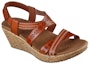 Lookbook (Women) Skechers Beverlee-Delicate 'Fashion Wedge Sandal Brown' 119339-LUG