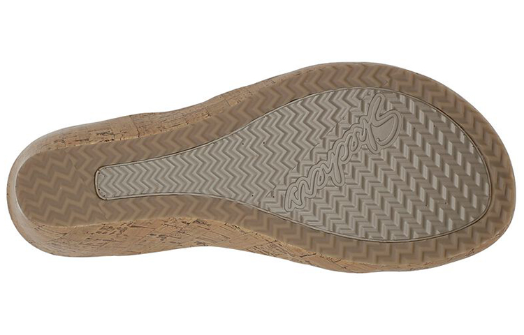 Purchase (Women) Skechers Beverlee-Delicate 'Fashion Wedge Sandal Brown' 119339-LUG