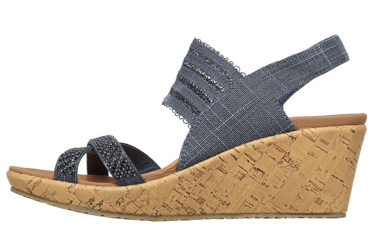 (Women) Skechers Beverlee-Fancy Sips 'Blue' 119200-NVY