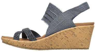 (Women) Skechers Beverlee-Fancy Sips 'Blue' 119200-NVY (Women) Skechers Beverlee-Fancy Sips 'Blue' 119200-NVY