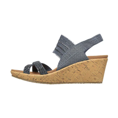 (W) Skechers Beverlee-Fancy Sips 'Blue'