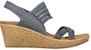 (Women) Skechers Beverlee-Fancy Sips 'Blue' 119200-NVY