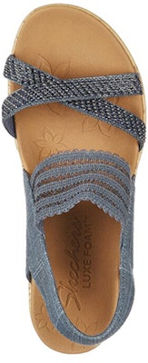(Women) Skechers Beverlee-Fancy Sips 'Blue' 119200-NVY Shop (Women) Skechers Beverlee-Fancy Sips 'Blue' 119200-NVY