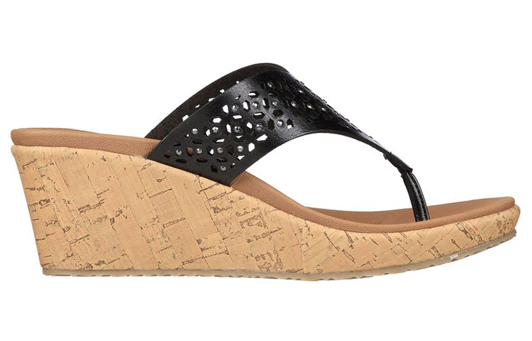 Order (Women) Skechers Beverlee-Pier Stroll 'Black' 119150-BLK