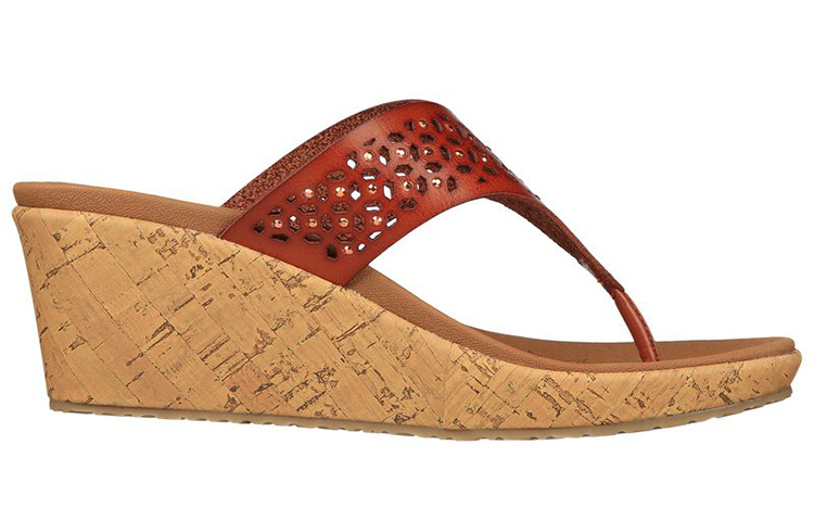 Order (W) Skechers Beverlee-Pier Stroll 'Coffee' Sandalias Mujer Marrón. 119150-LUG