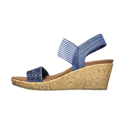 (W) Skechers Beverlee-Pretty Chic Sandal 'Blue'