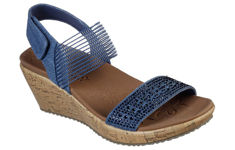 Lookbook (Women) Skechers Beverlee-Pretty Chic Sandal 'Blue' 119084-NVY