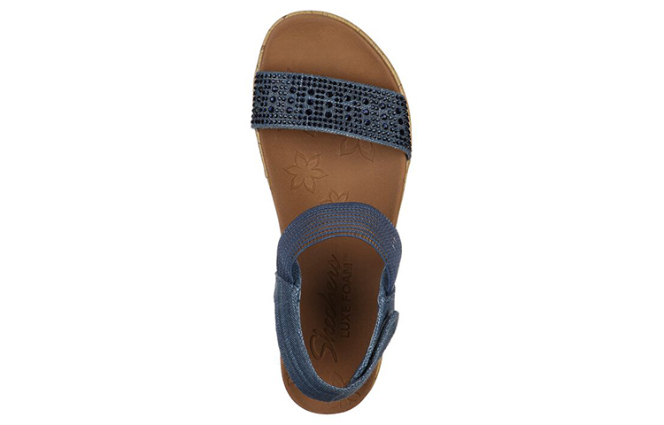 Shop (Women) Skechers Beverlee-Pretty Chic Sandal 'Blue' 119084-NVY