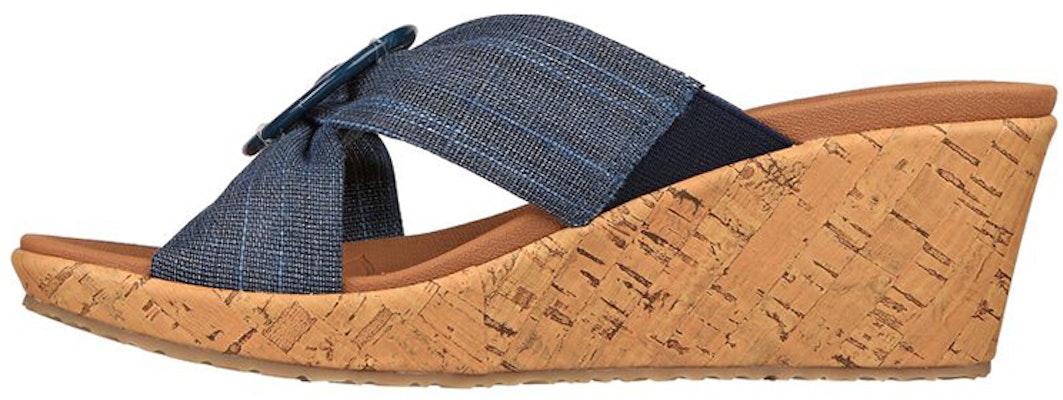 (Women) Skechers Beverlee-Sail 'Blue Brown' 119327-NVY Buy (Women) Skechers Beverlee-Sail 'Blue Brown' 119327-NVY