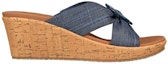 Order (Women) Skechers Beverlee-Sail 'Blue Brown' 119327-NVY